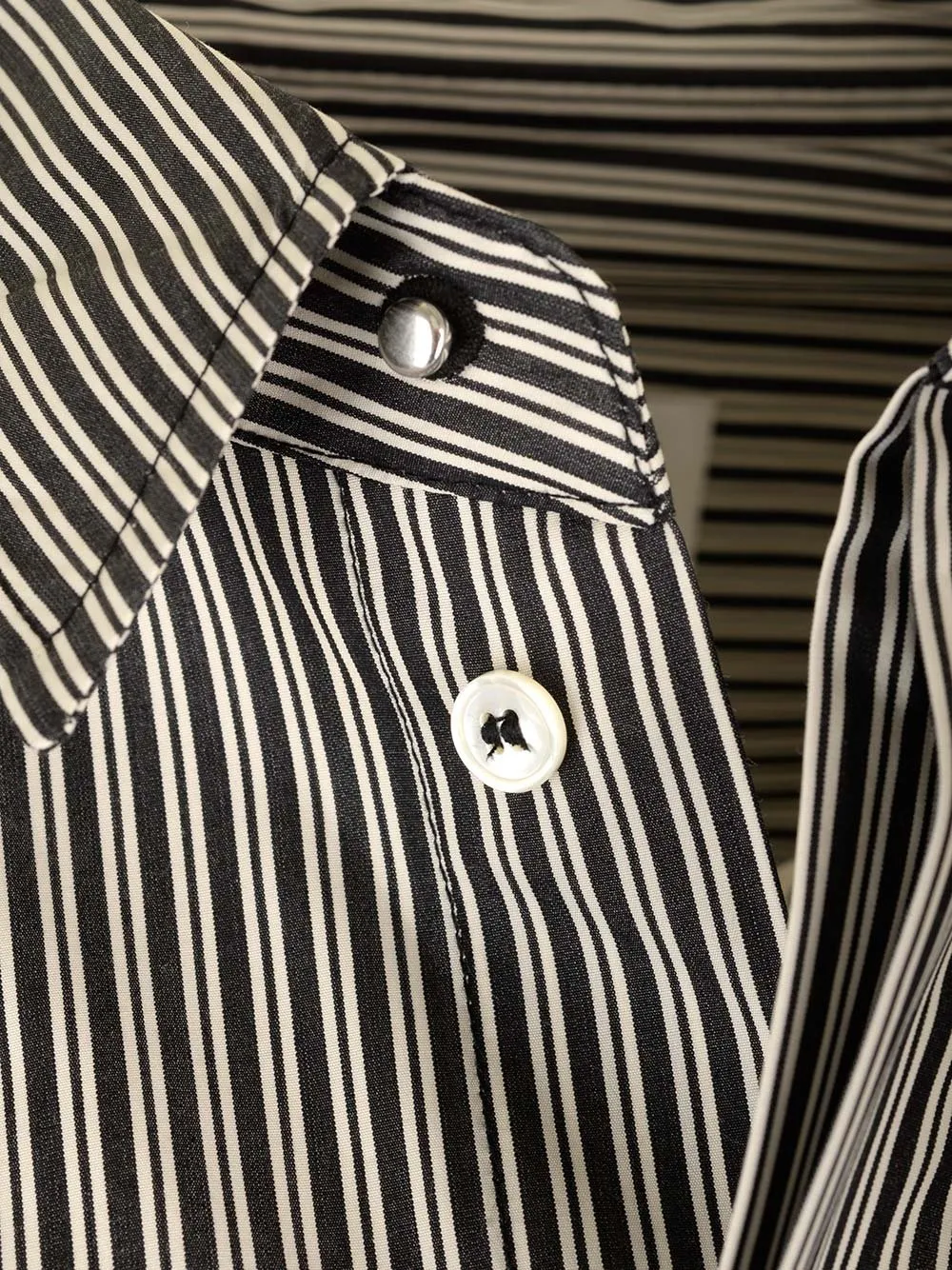 Striped Cotton Poplin Shirt