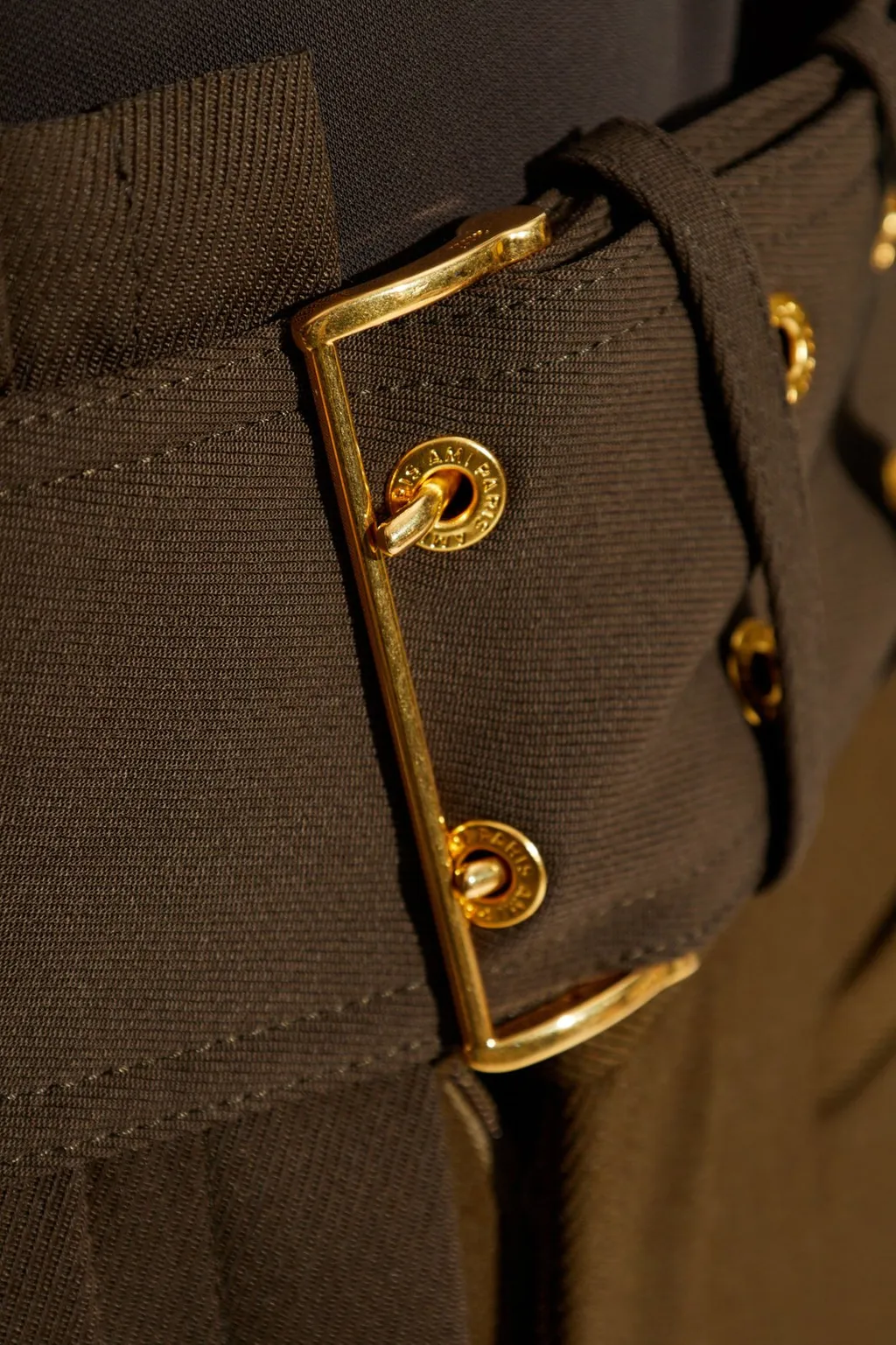 Pleated Skirt With Belt