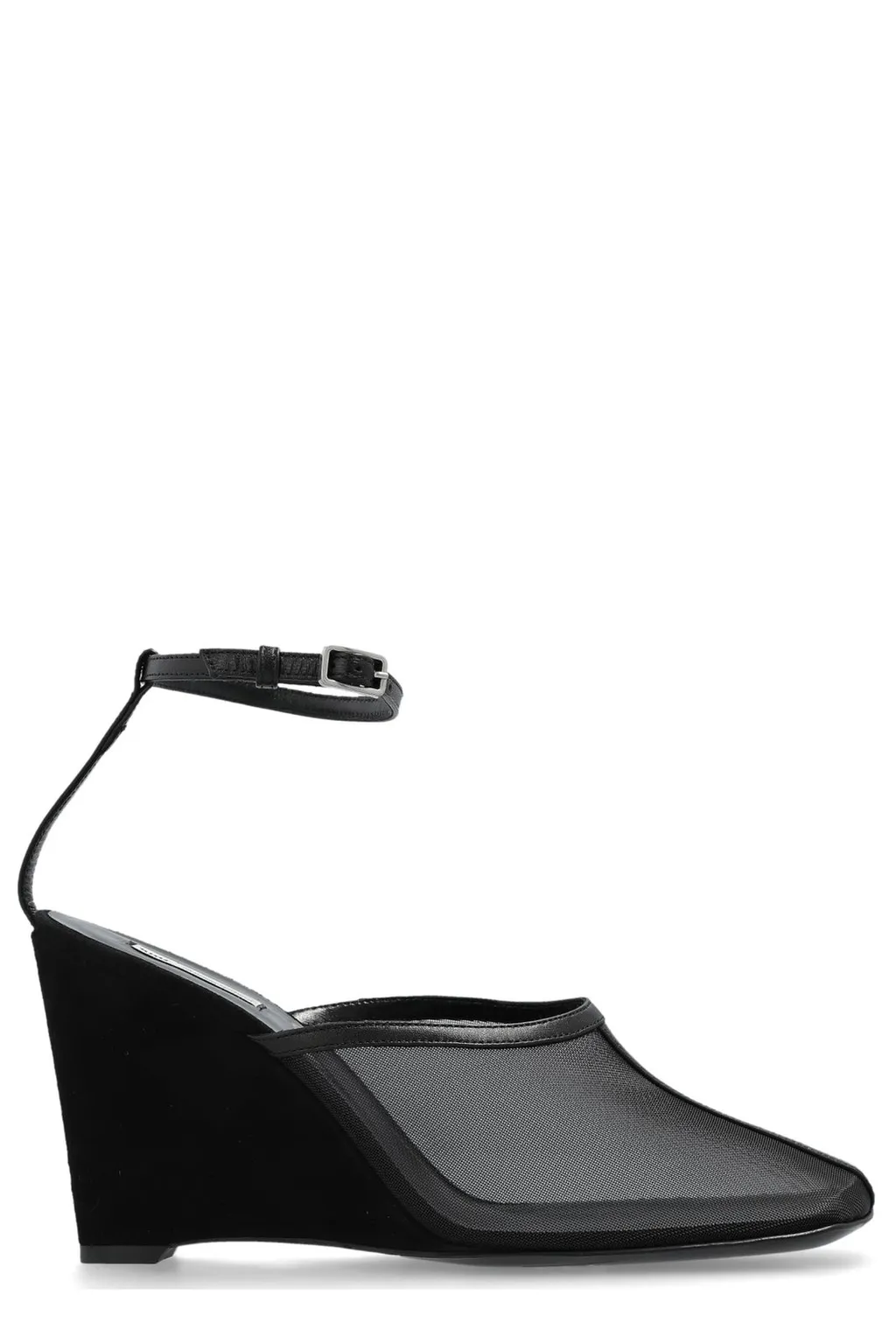 Mesh Wedge Mules