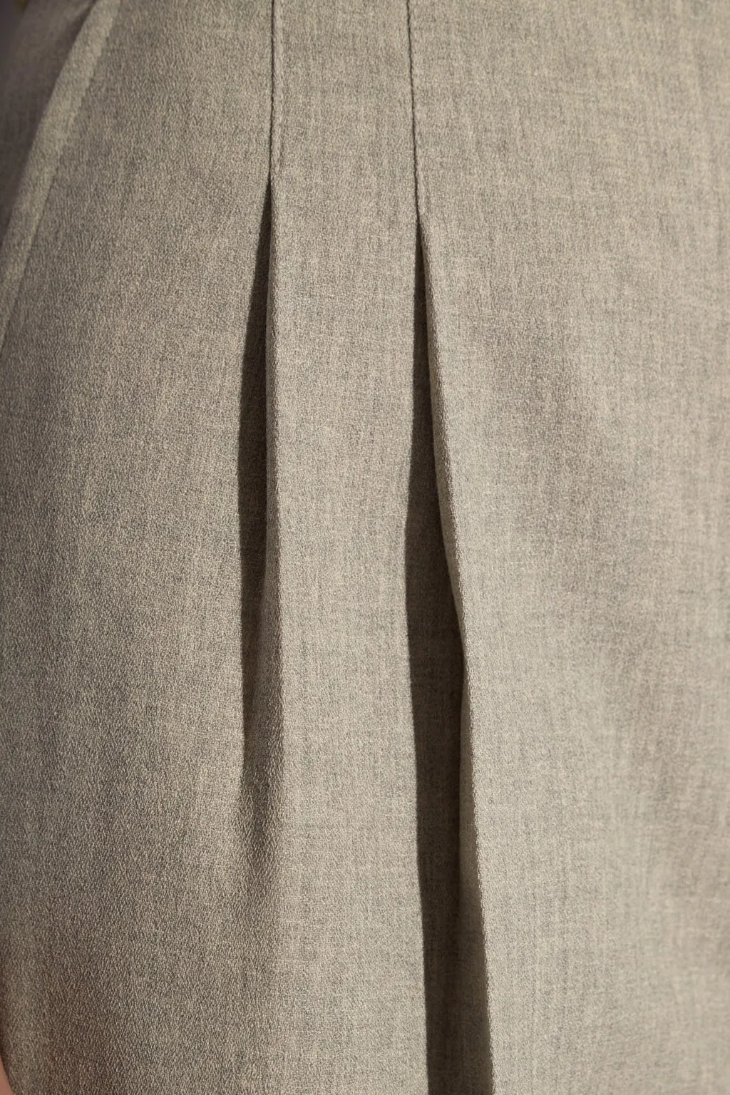 Pleated Wide-Leg Trousers
