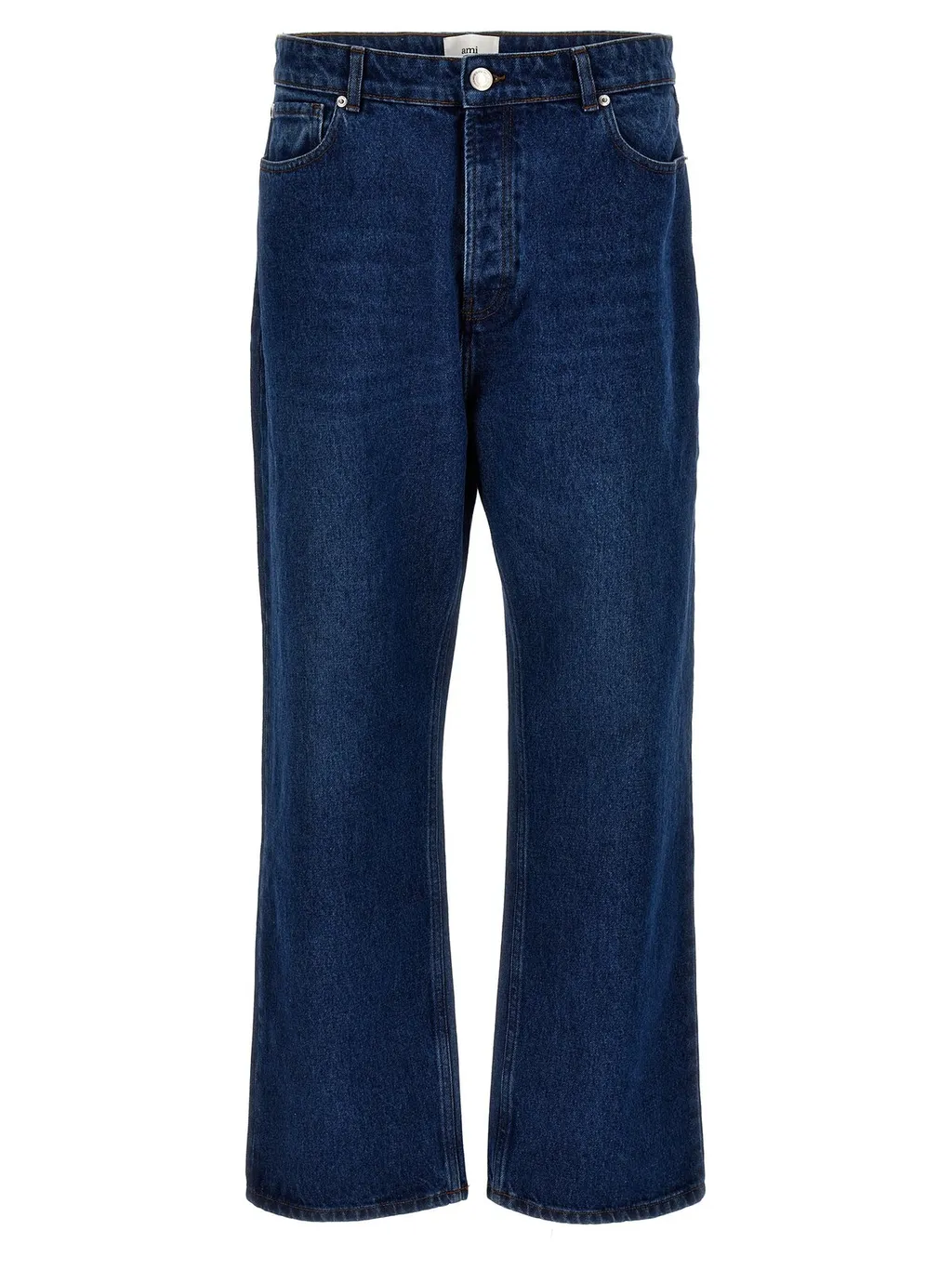 High-Rise Straight-Leg Jeans