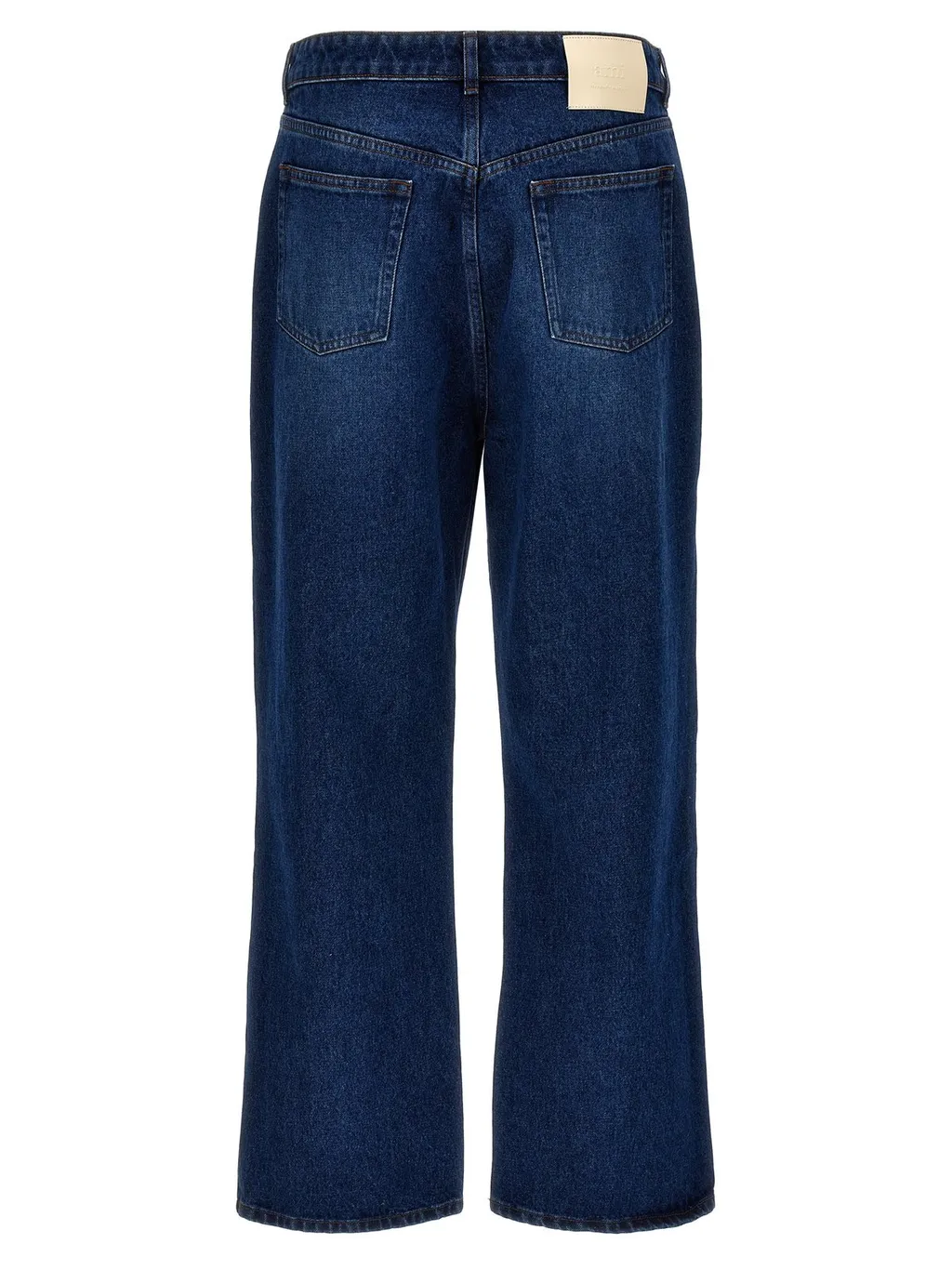 High-Rise Straight-Leg Jeans