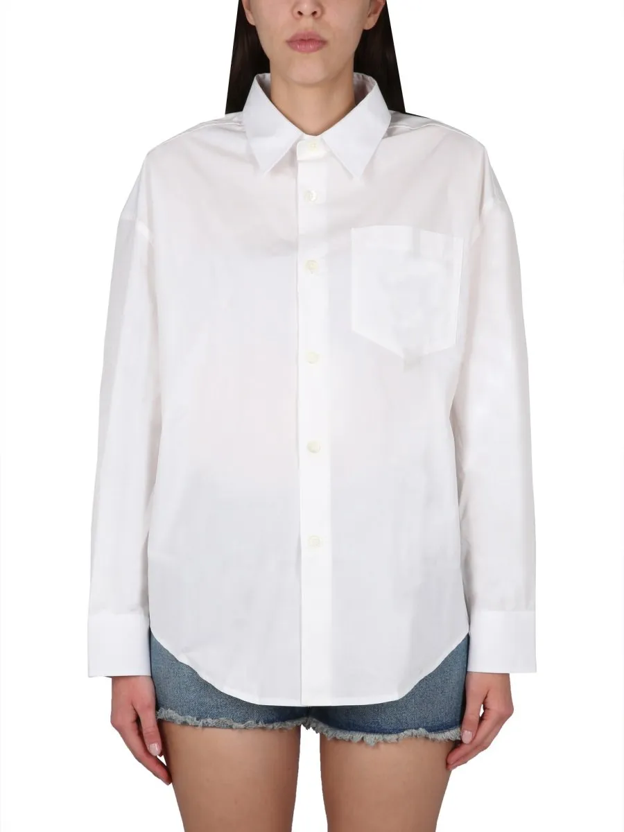 Oversized Cotton Poplin Shirt
