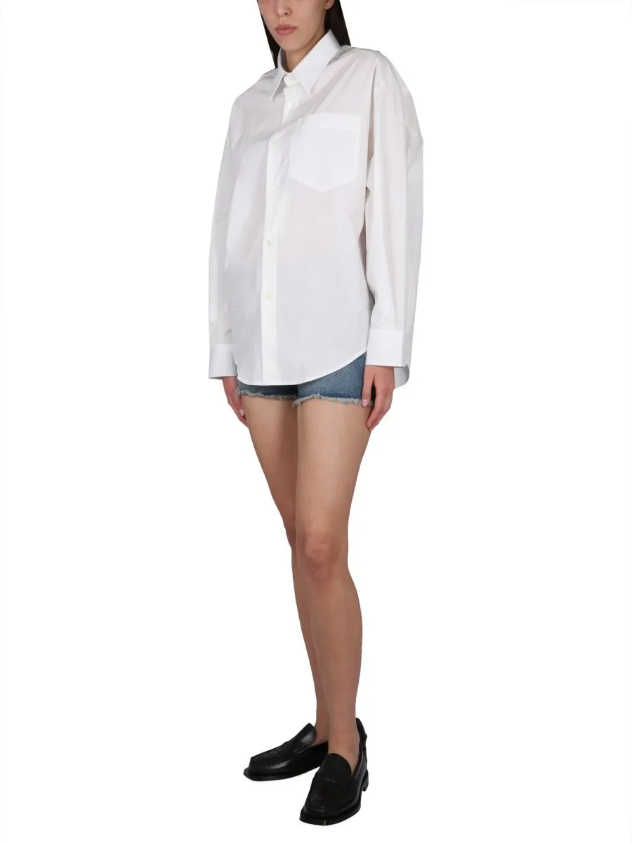 Oversized Cotton Poplin Shirt