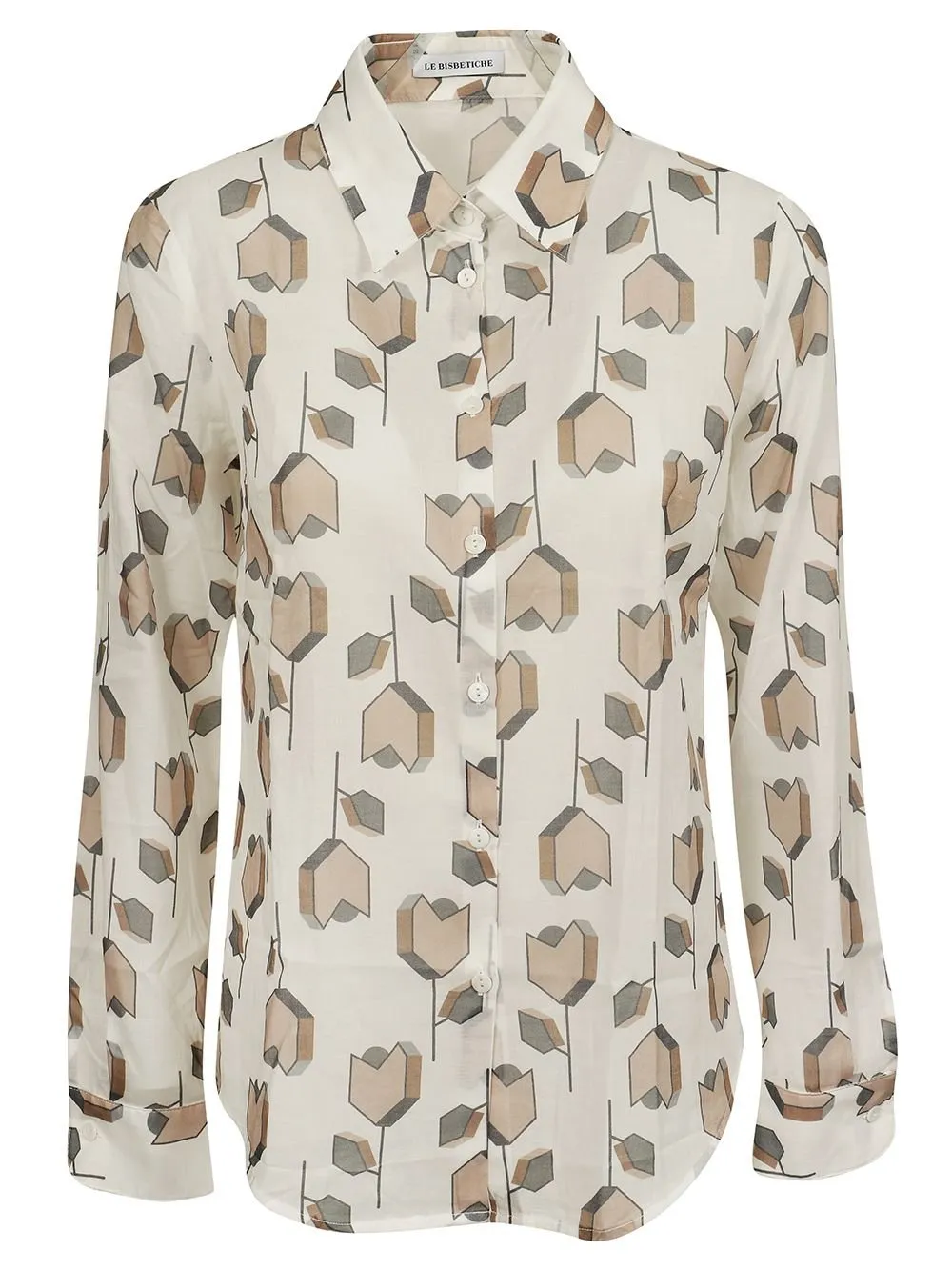 Printed Button-Up Shirt