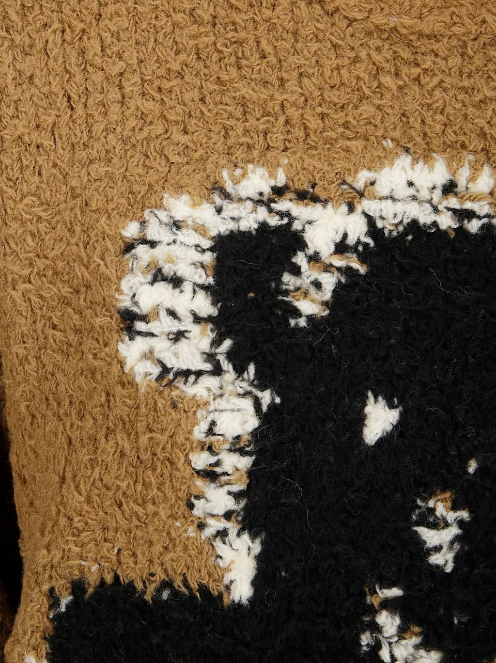 Teddy Bear Intarsia Knit Sweater