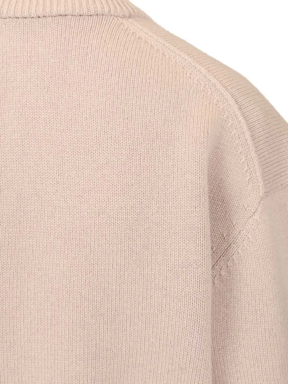 Cropped V-Neck Sweater