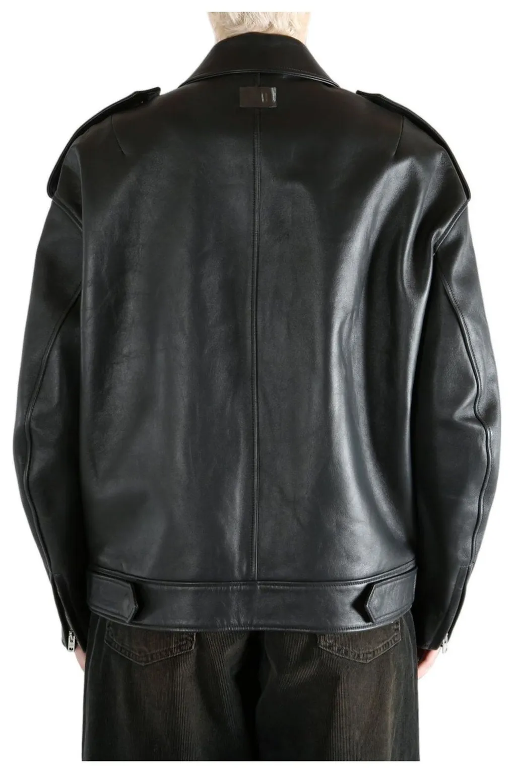 Leather Bomber Jacket