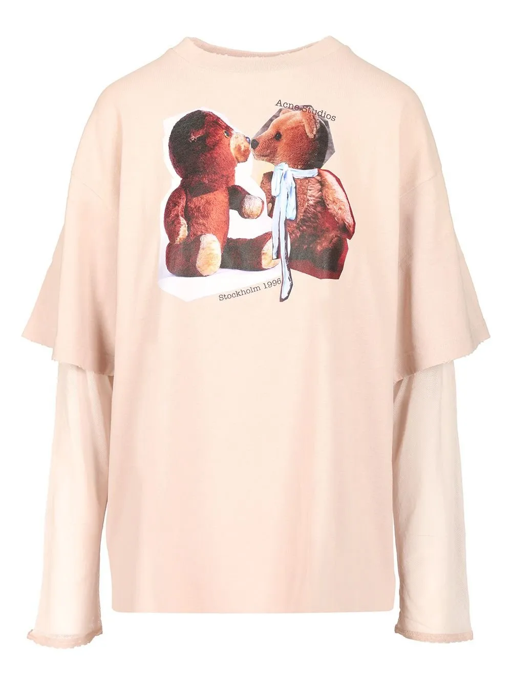 Teddy Bear Print Long Sleeve T-Shirt
