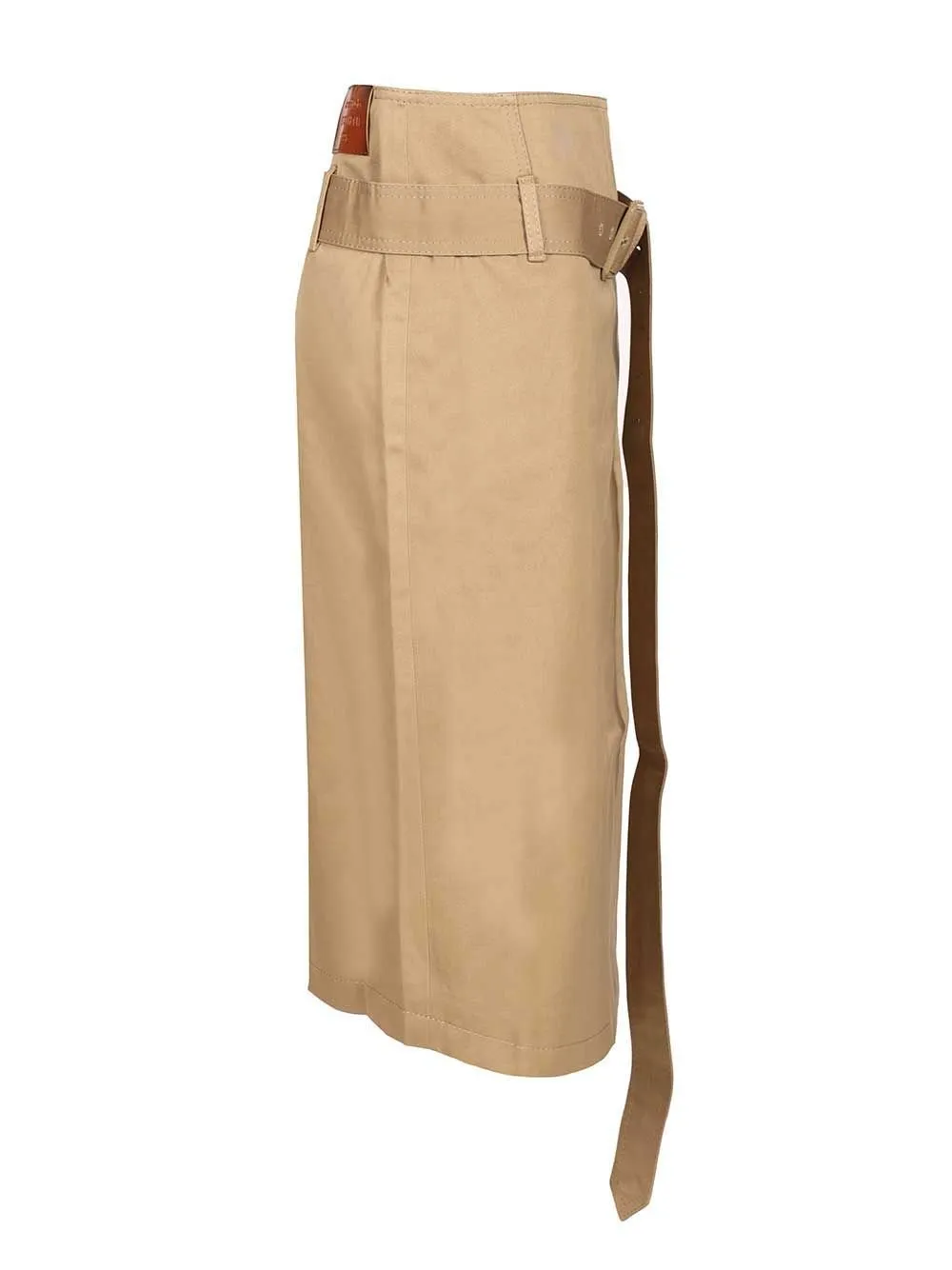 Belted Midi Skirt