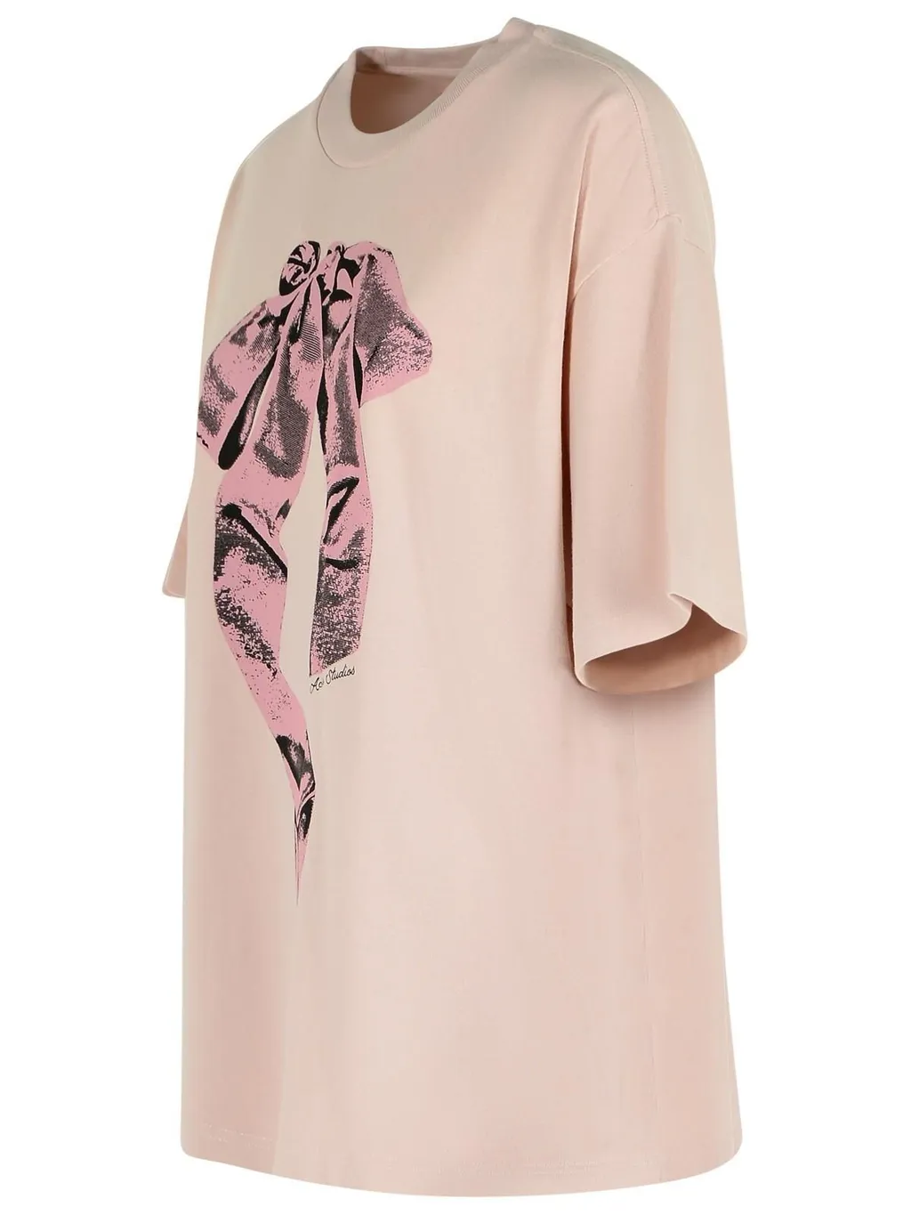 Oversized T-Shirt With Bow Print