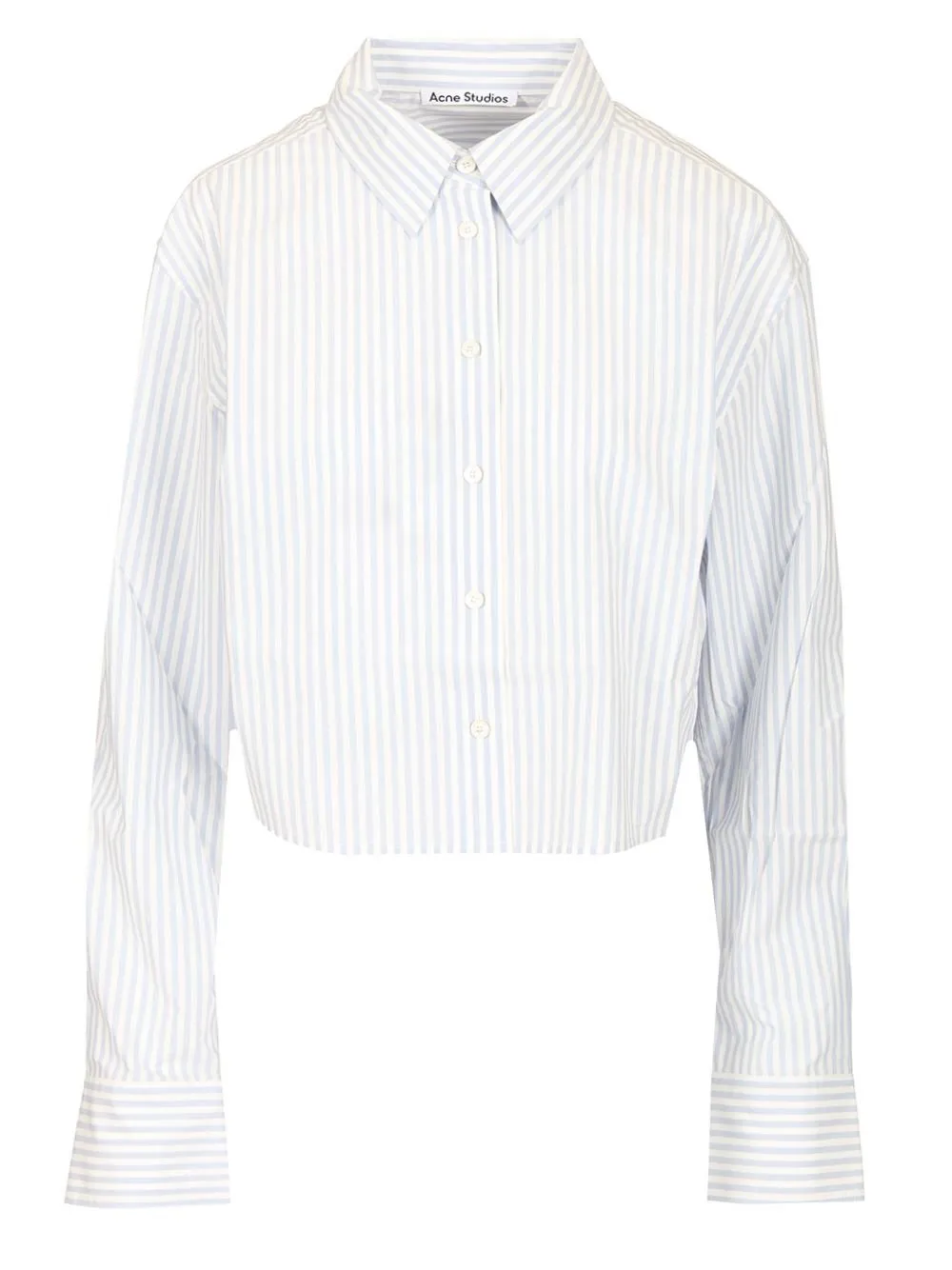 Striped Cropped Shirt