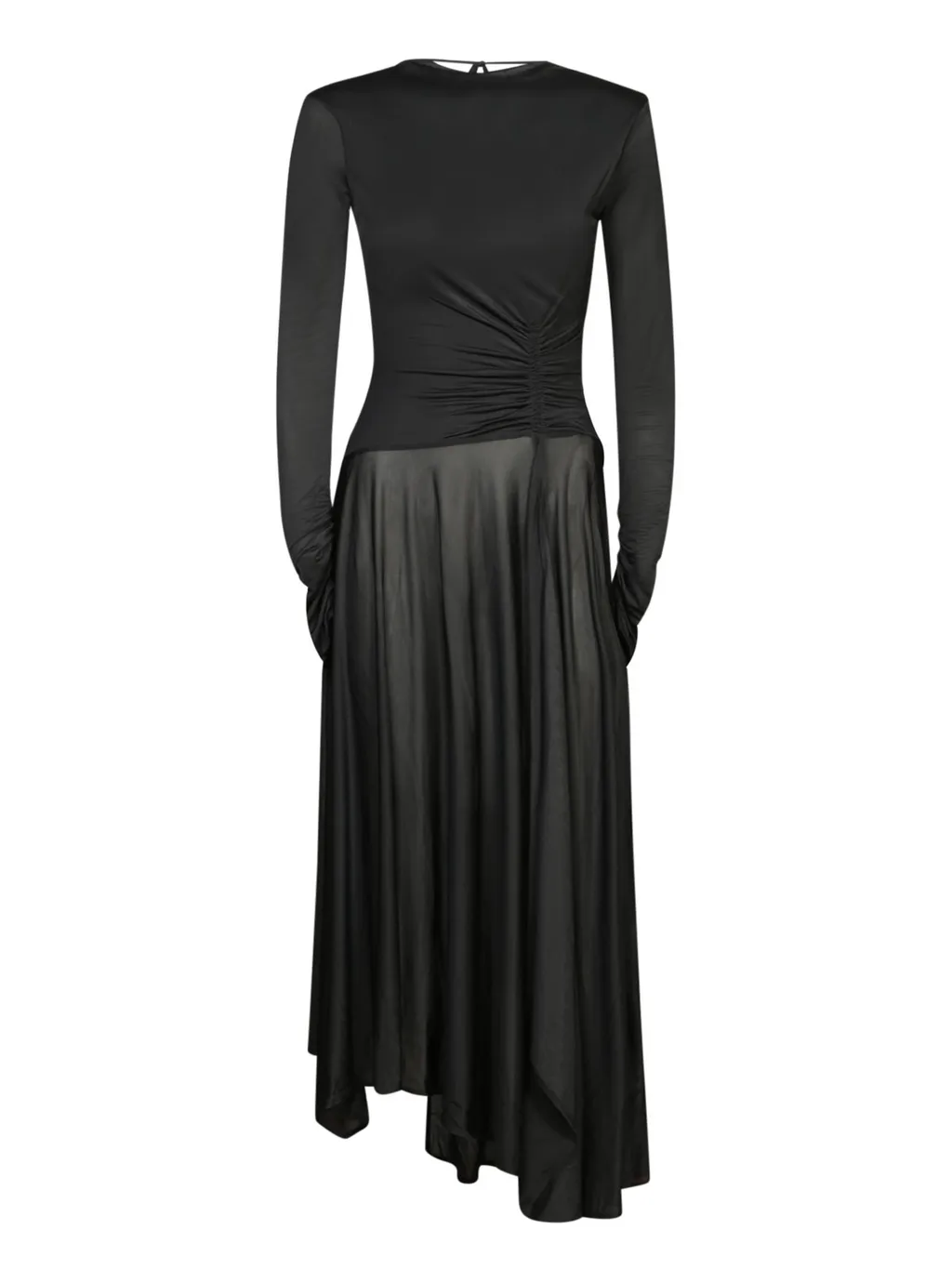 Long Sleeve Ruched Dress