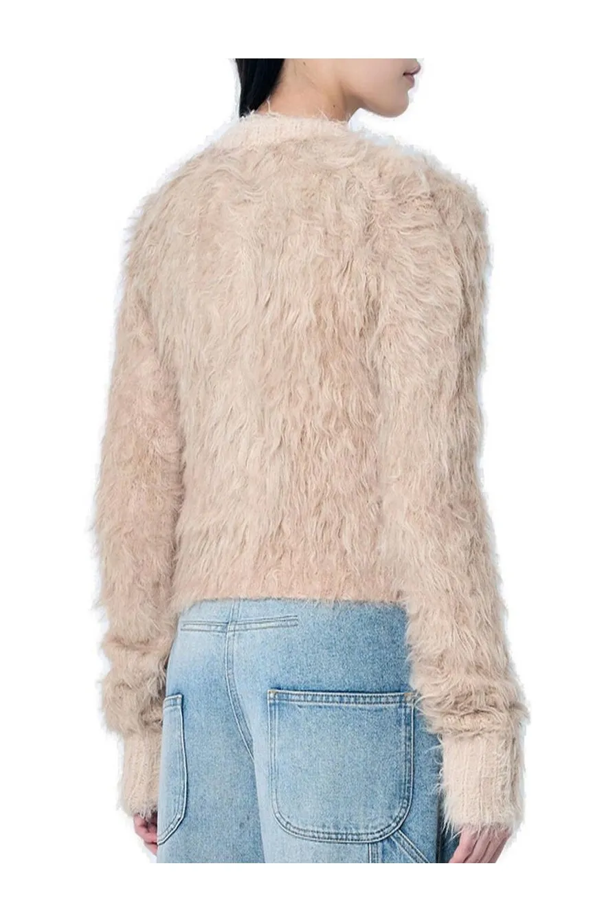 Shaggy Knit Cardigan