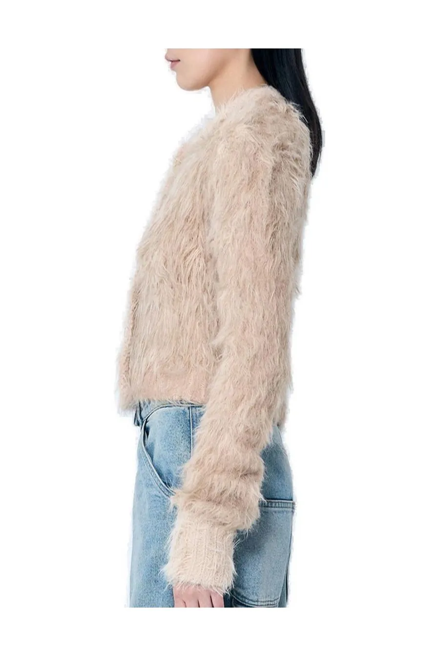 Shaggy Knit Cardigan