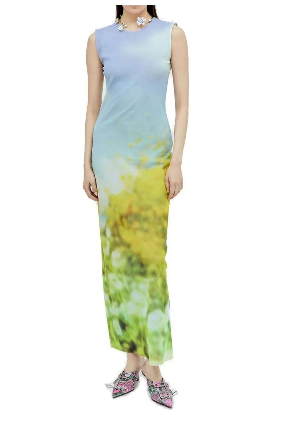 Floral Print Maxi Dress