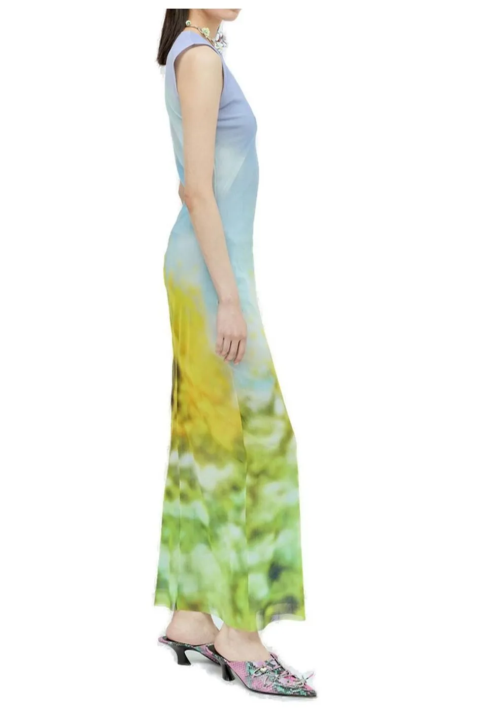 Floral Print Maxi Dress