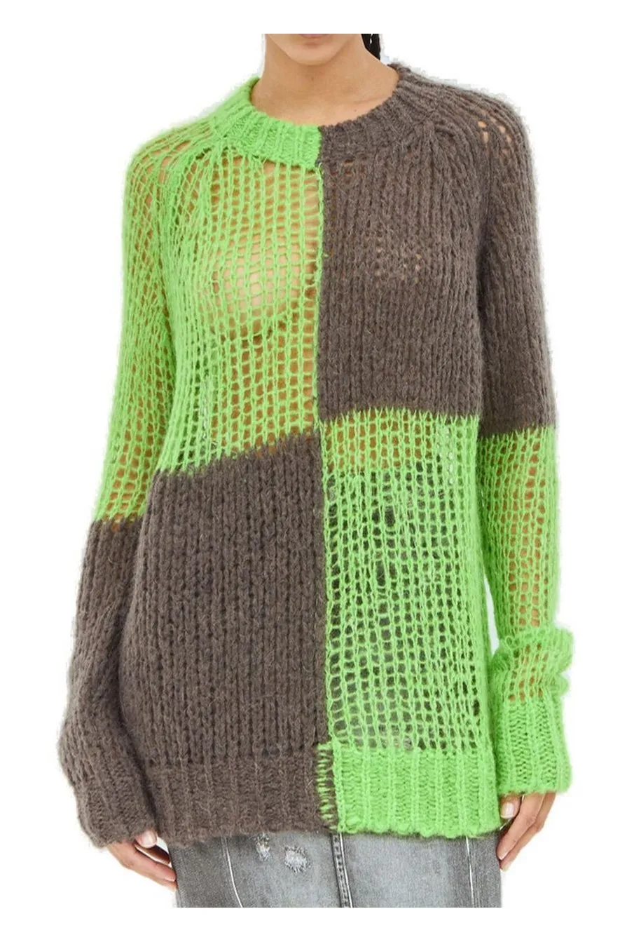 Colorblock Knit Sweater