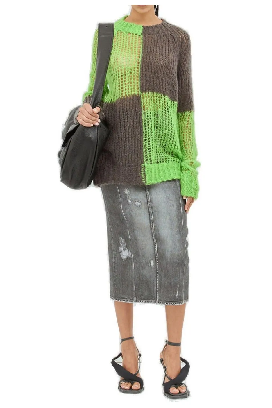 Colorblock Knit Sweater