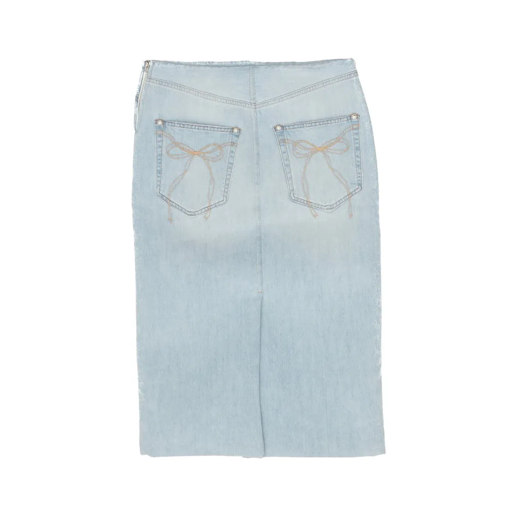 Denim Midi Skirt