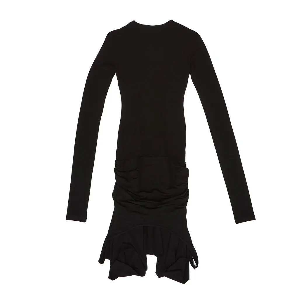 Long Sleeve Ruched Dress