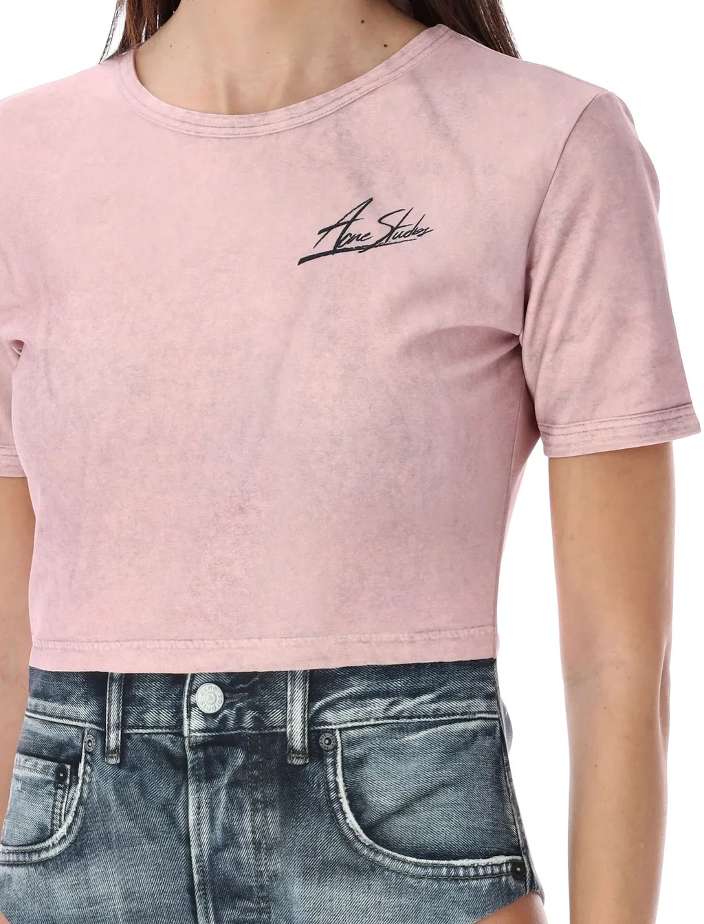 Denim Effect Bodysuit