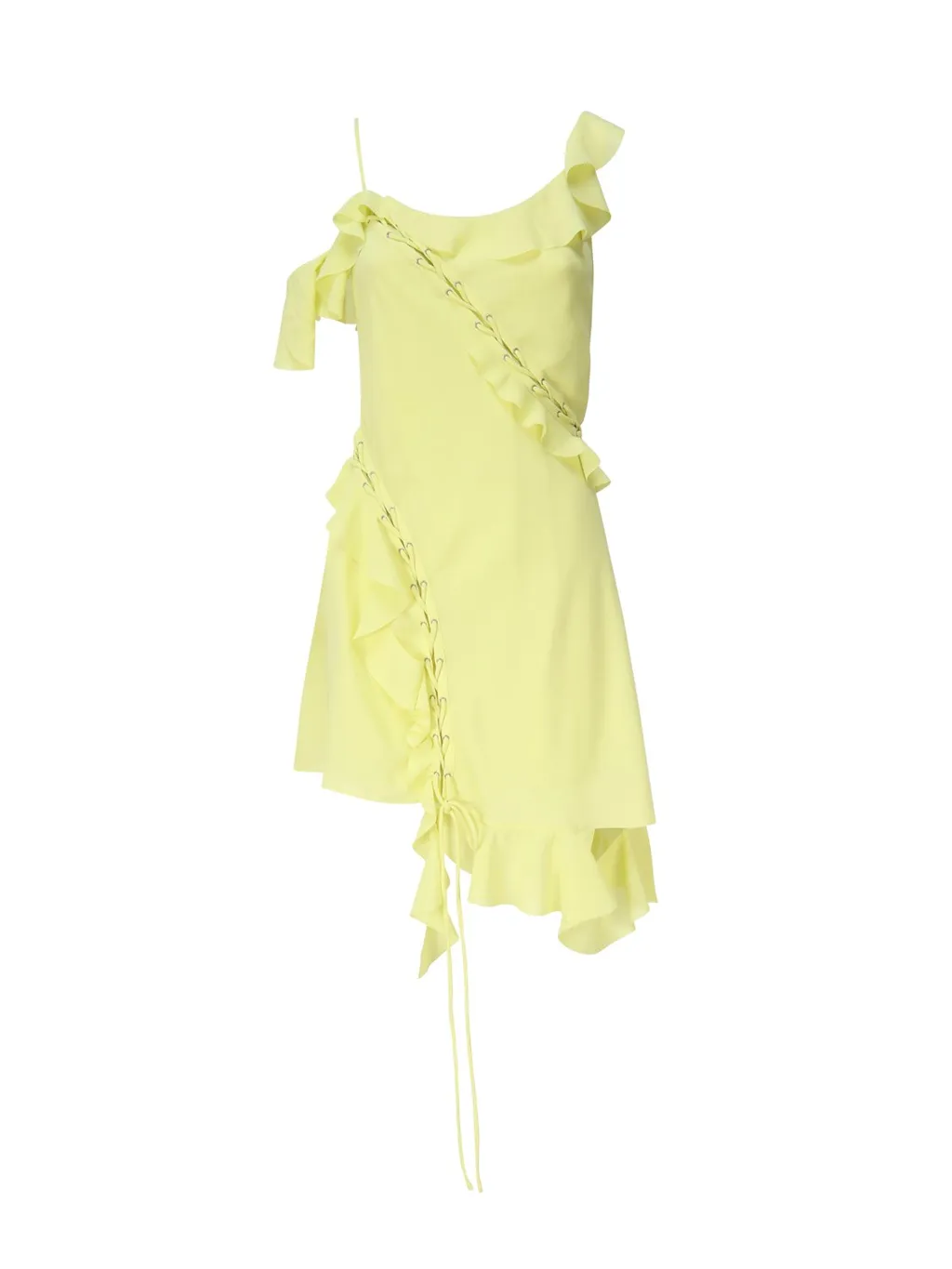 Asymmetric Ruffle Dress