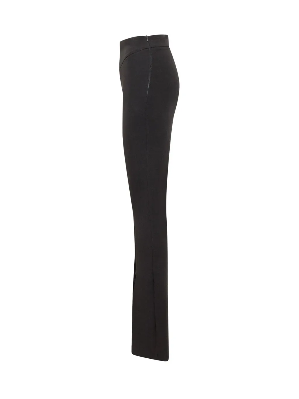 High-Waisted Flared Trousers