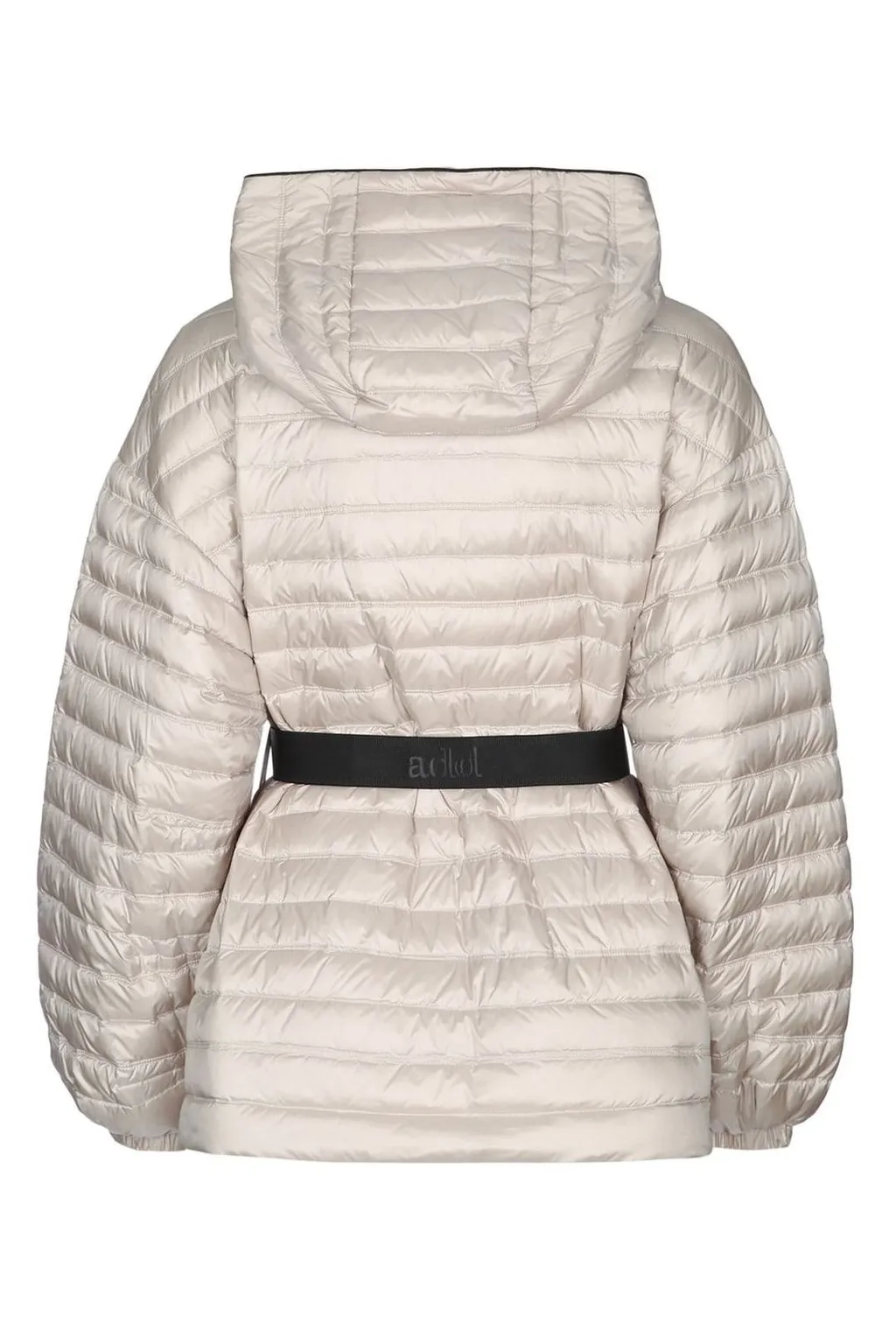 Puffer Jacket With Belt