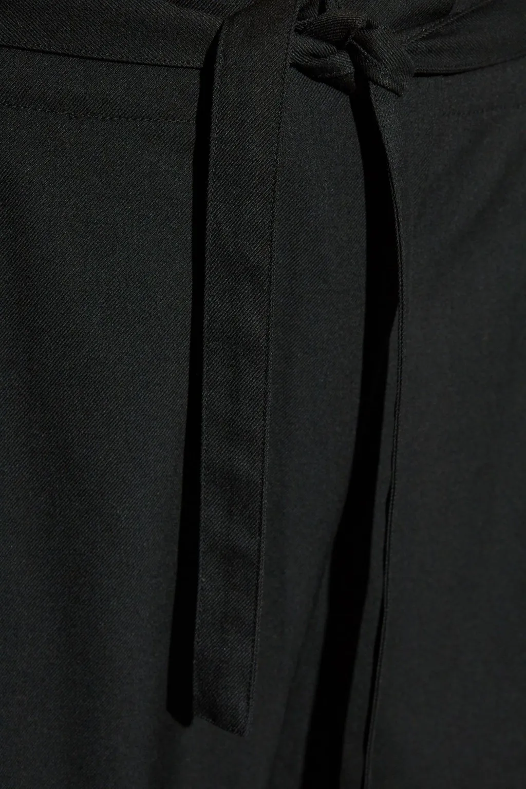 Wide-Leg Belted Trousers