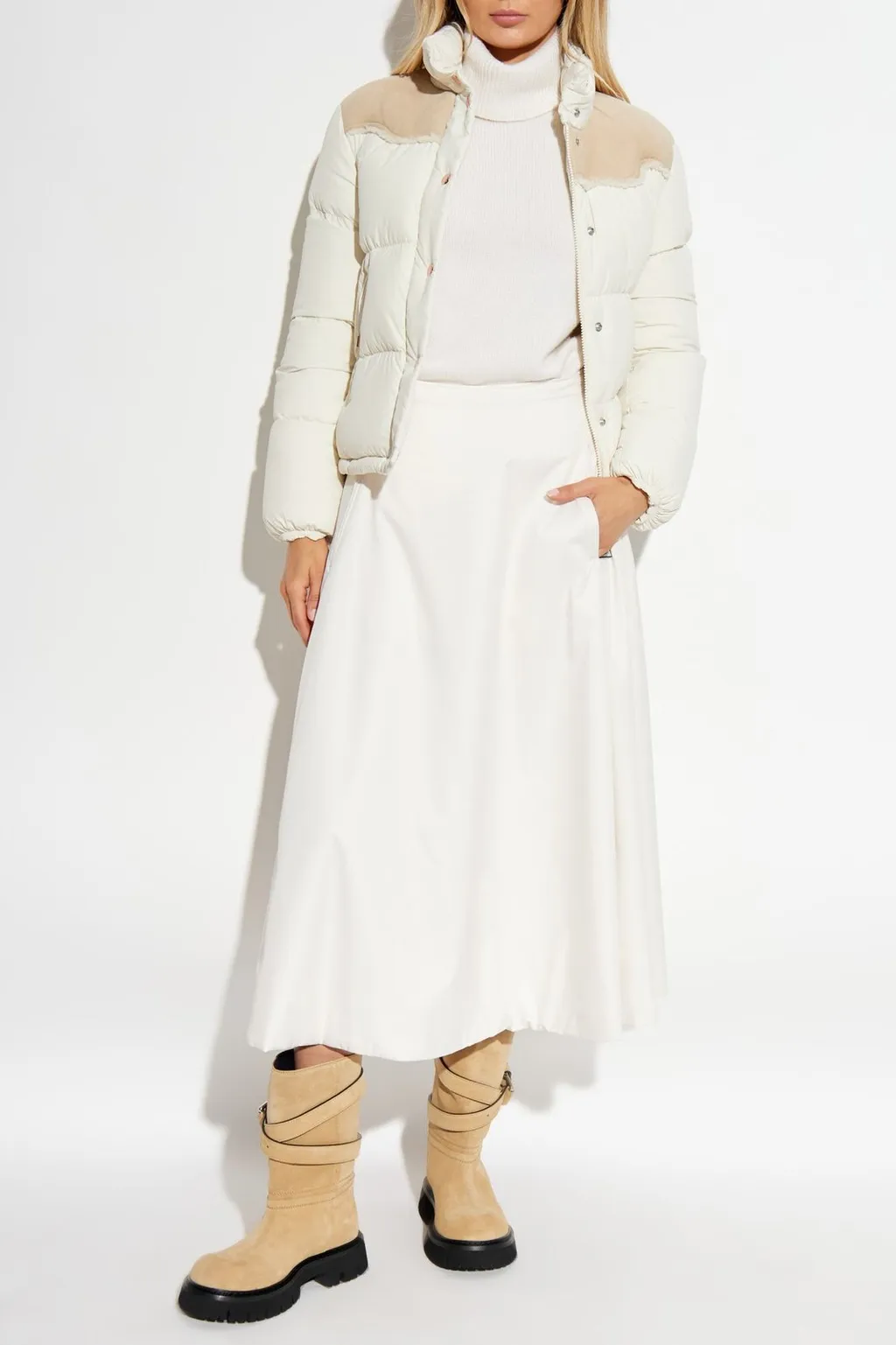 A-Line Midi Skirt