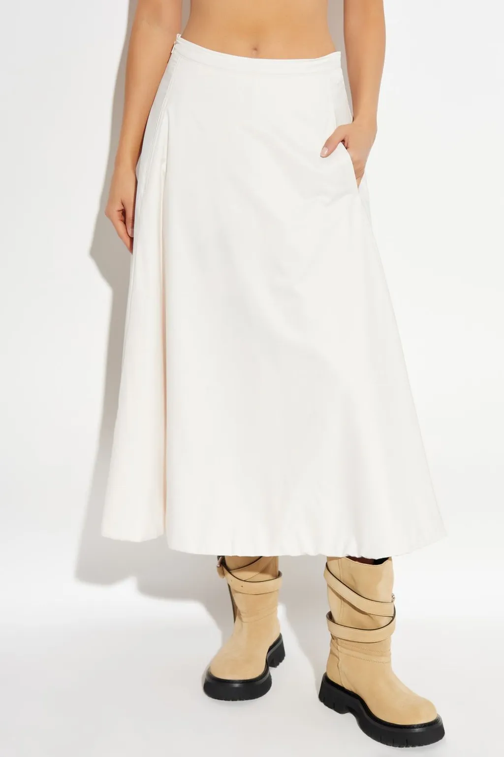 A-Line Midi Skirt