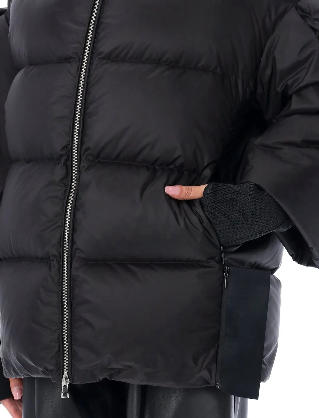 Puffer Jacket With Dramatic Sleeves