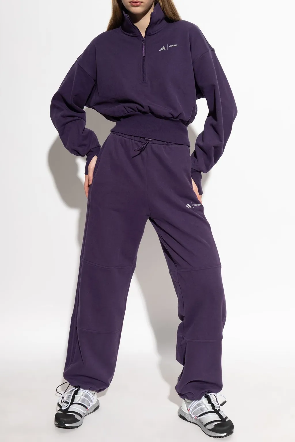 Wide-Leg Sweatpants