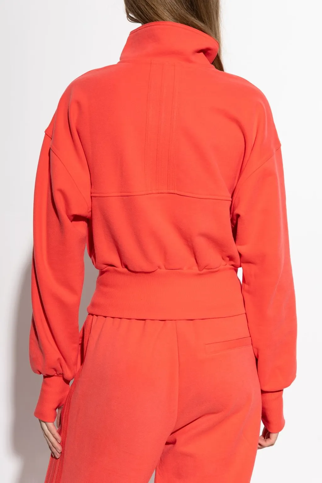 Cropped Zip-Up Sweatshirt