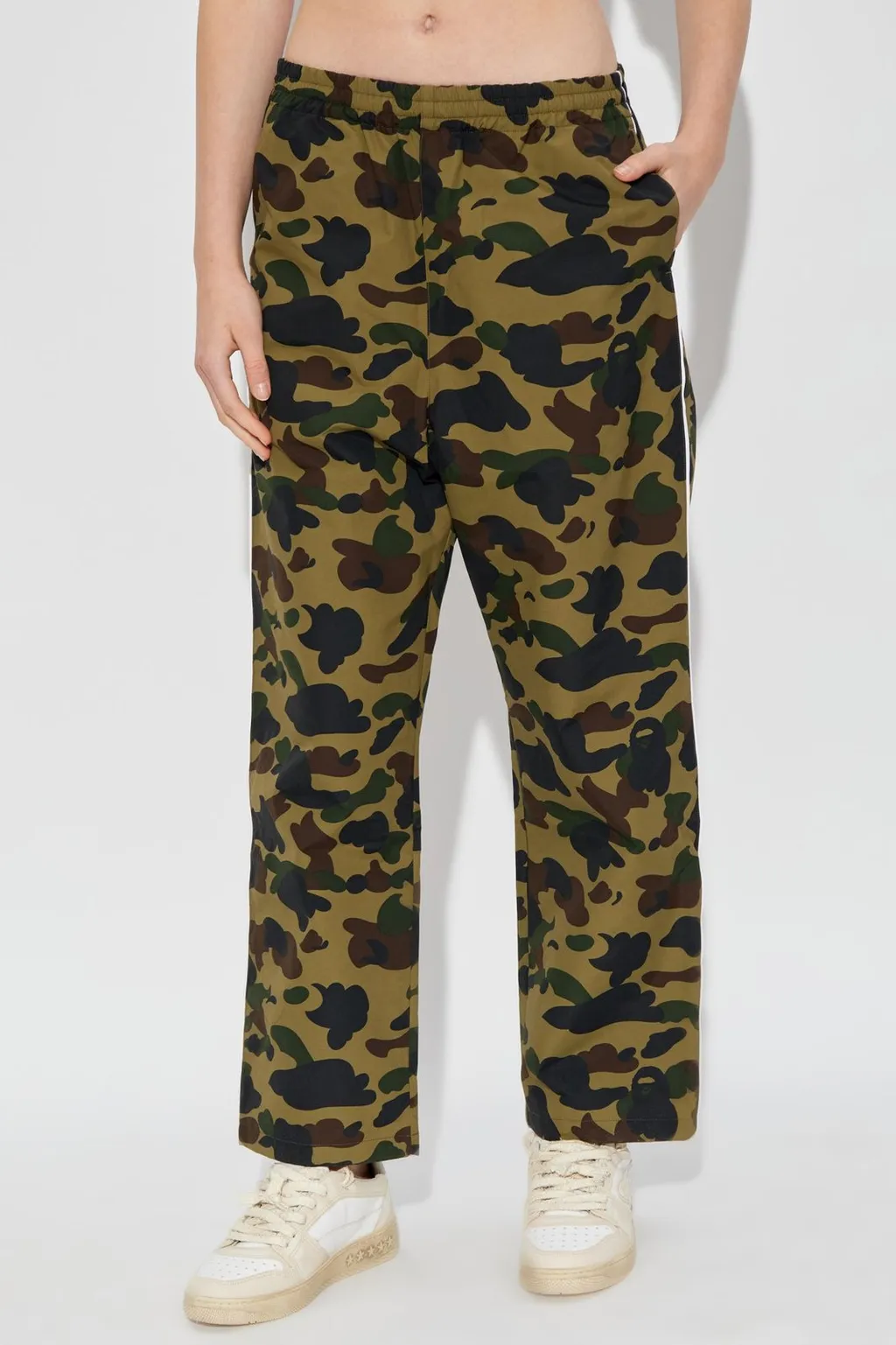 Camo Print Track Pants