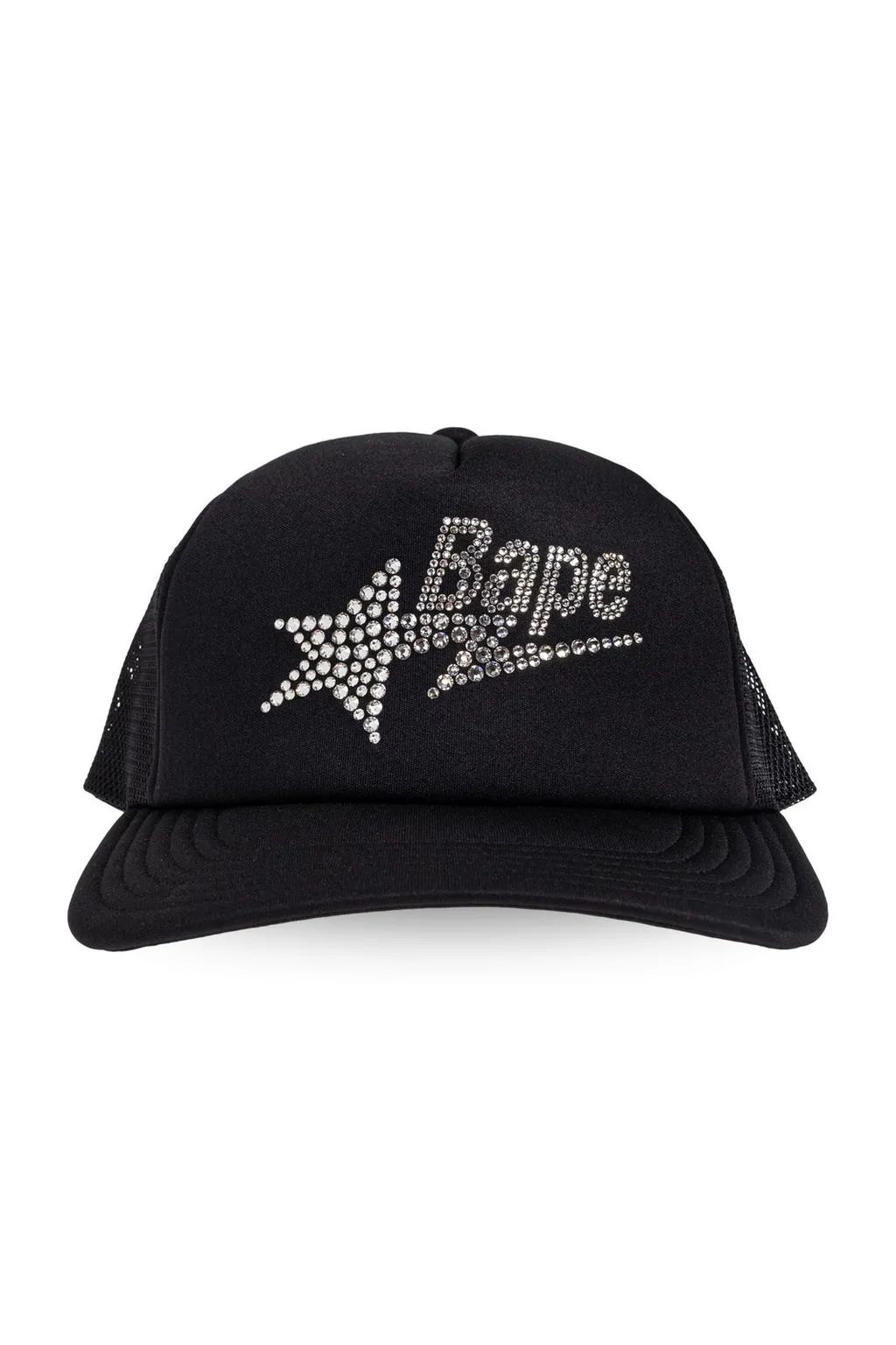 Trucker Hat With Rhinestone Logo
