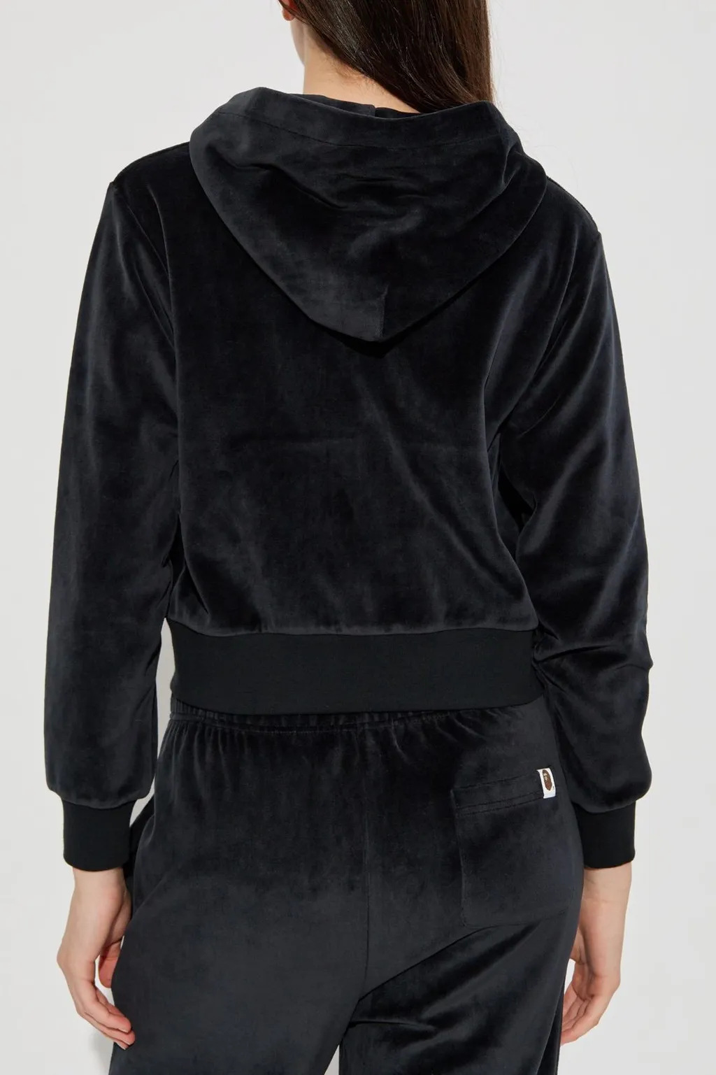 Velour Zip Hoodie