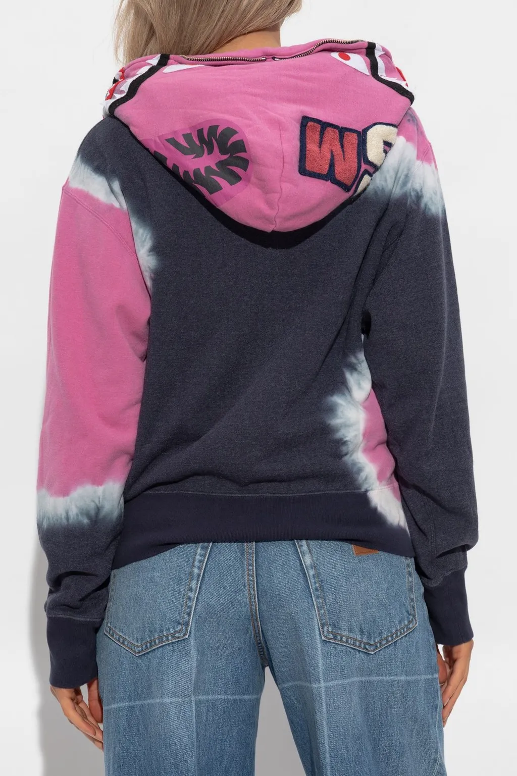 Tie-Dye Zip-Up Hoodie
