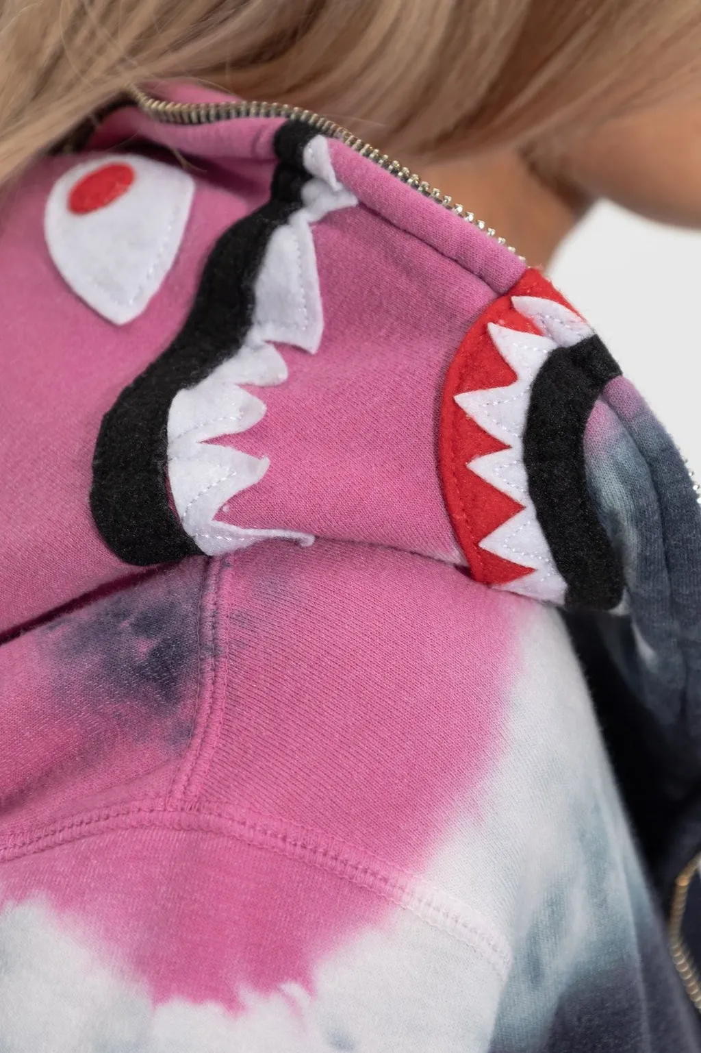 Tie-Dye Zip-Up Hoodie