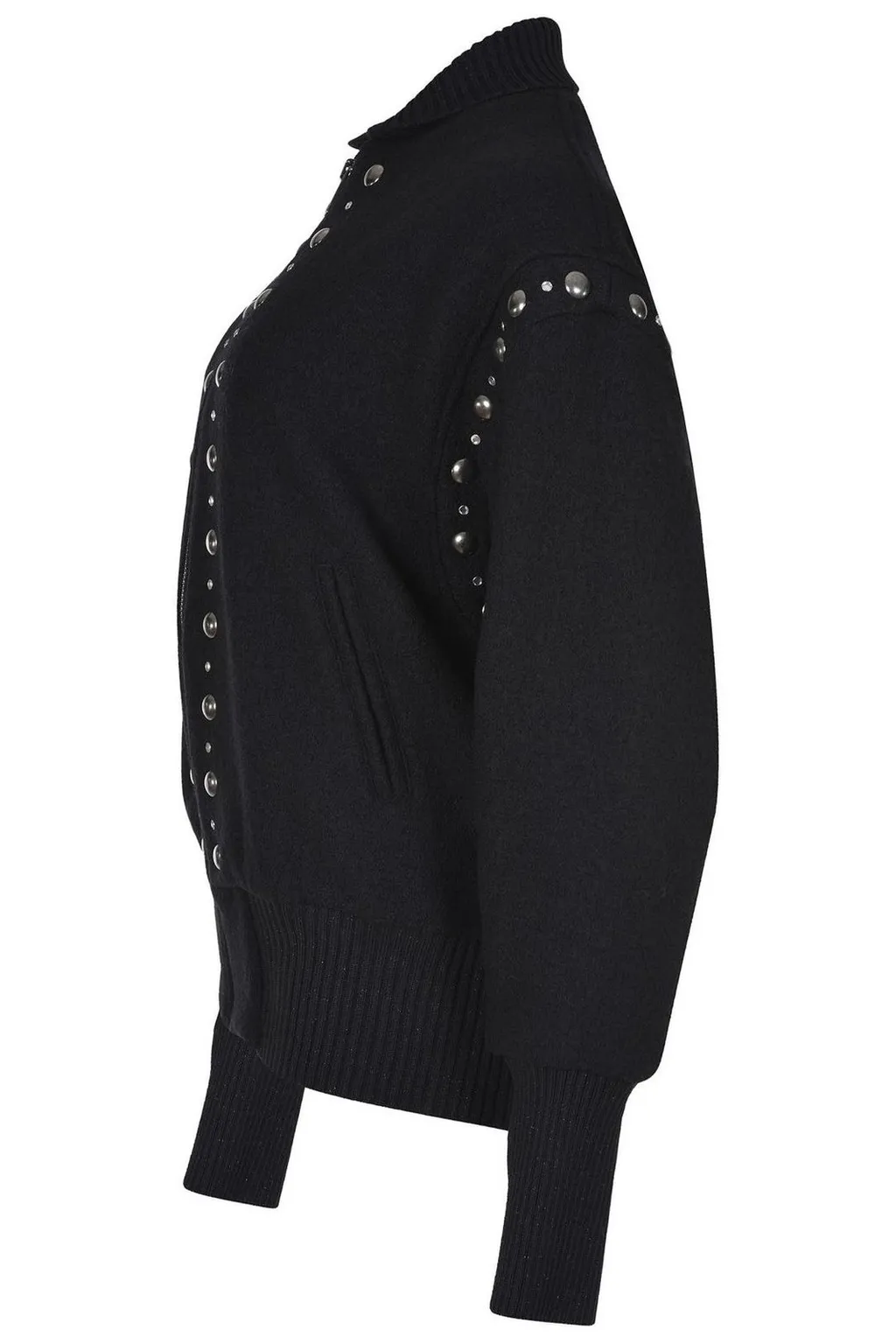 Bomber Jacket With Studs