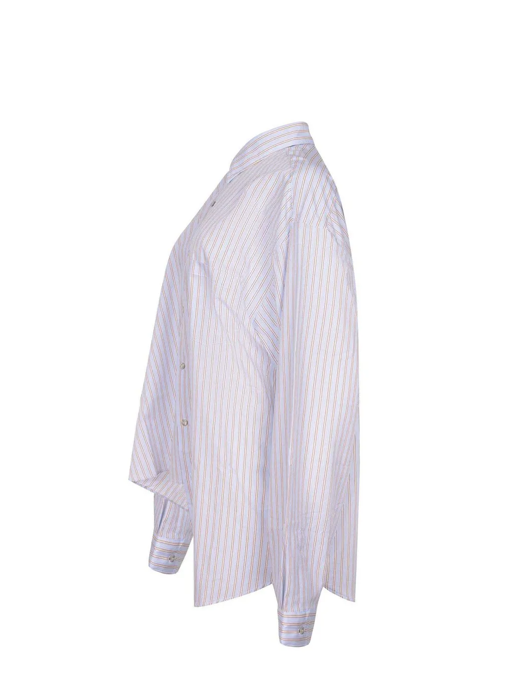 Asymmetric Striped Shirt