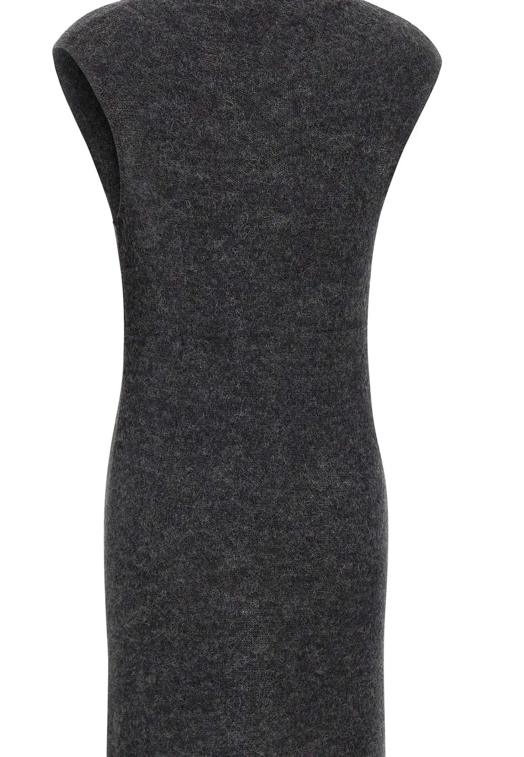 Sleeveless Turtleneck Maxi Dress
