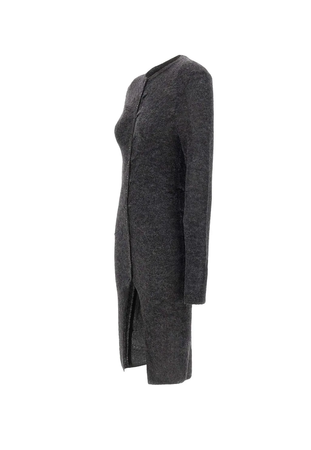 Long-Sleeve Button-Up Dress