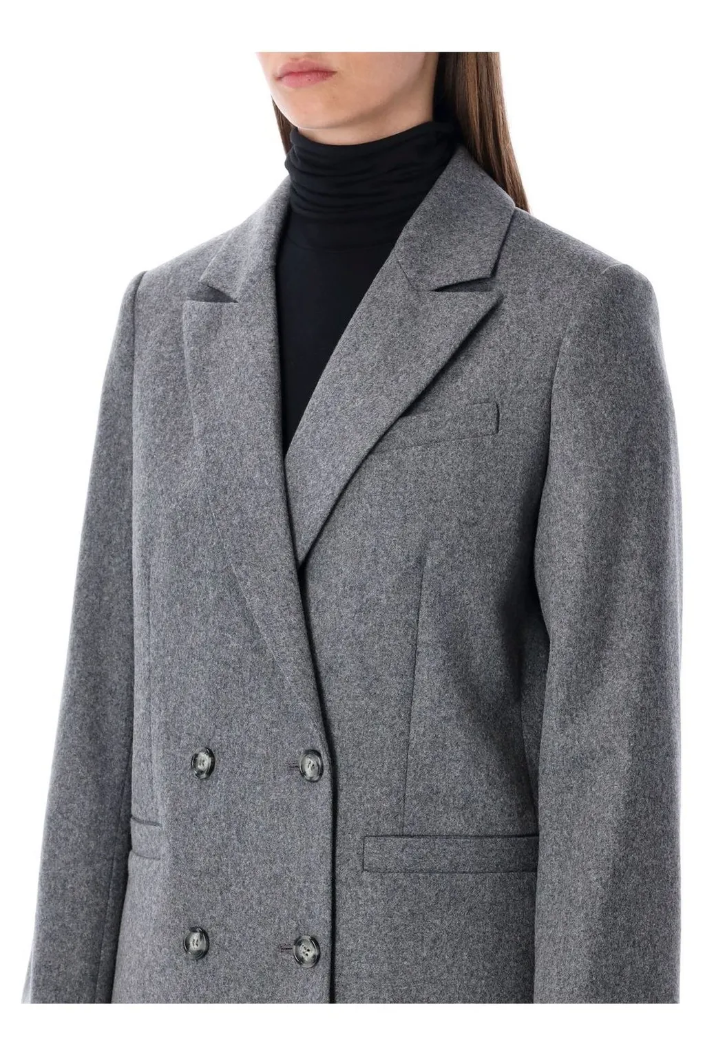Double-Breasted Wool Blazer