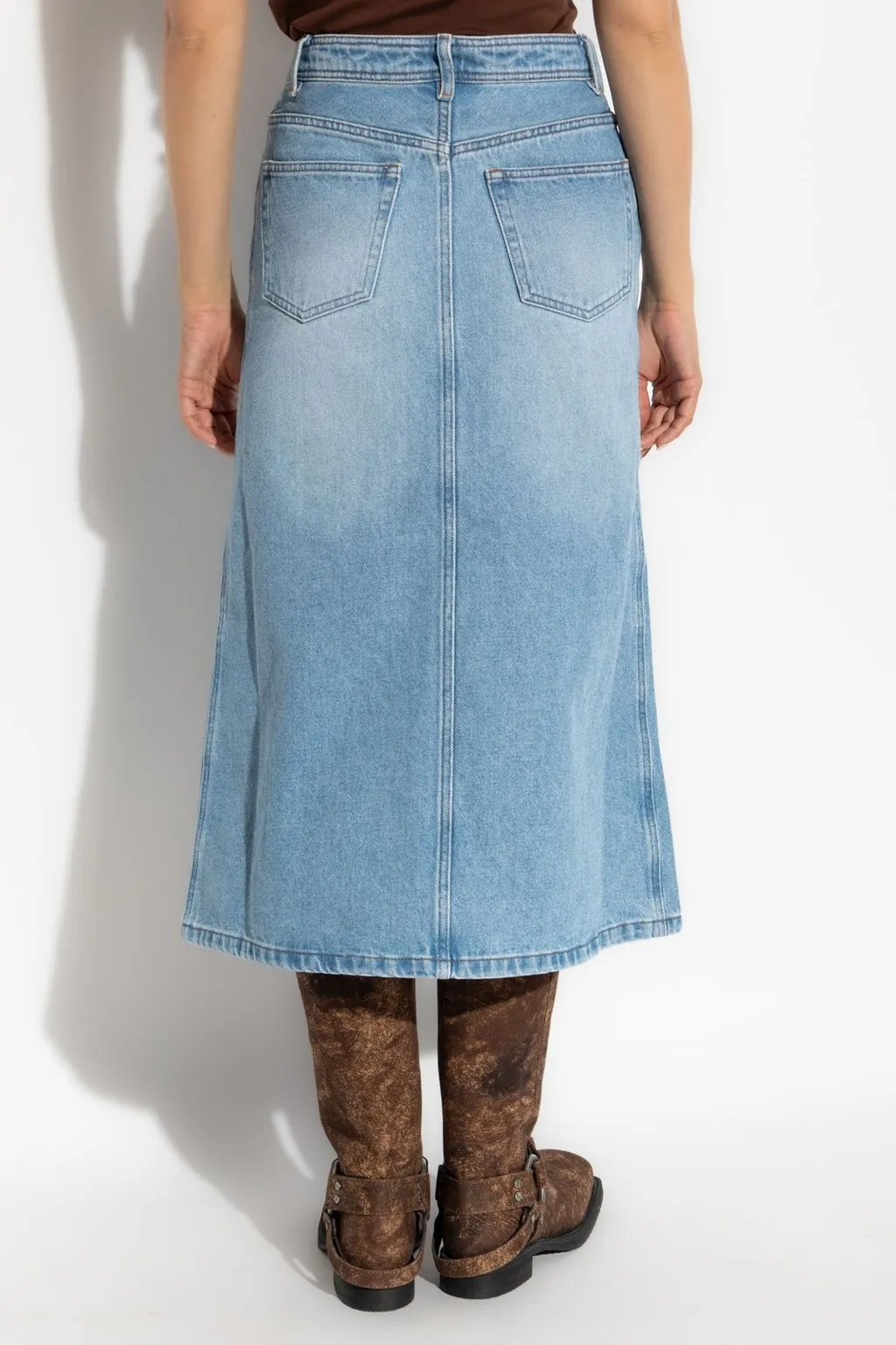 Denim Maxi Skirt