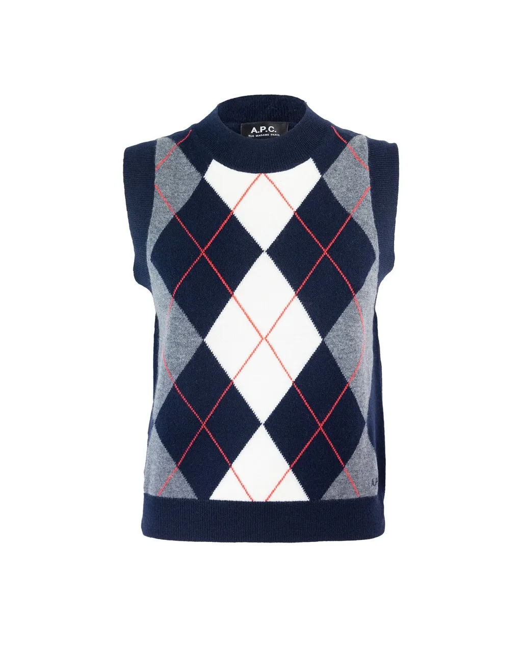 Argyle Knit Vest