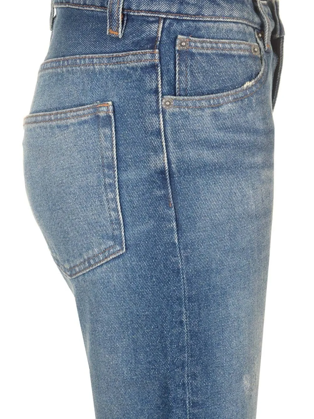 High-Rise Straight Leg Jeans