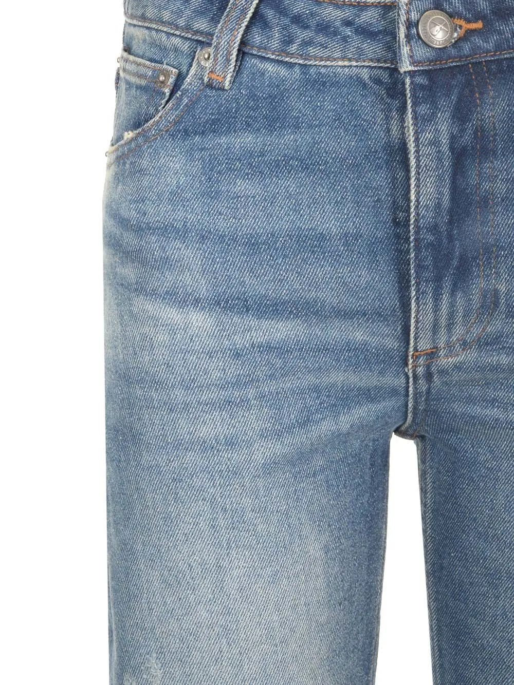 High-Rise Straight Leg Jeans
