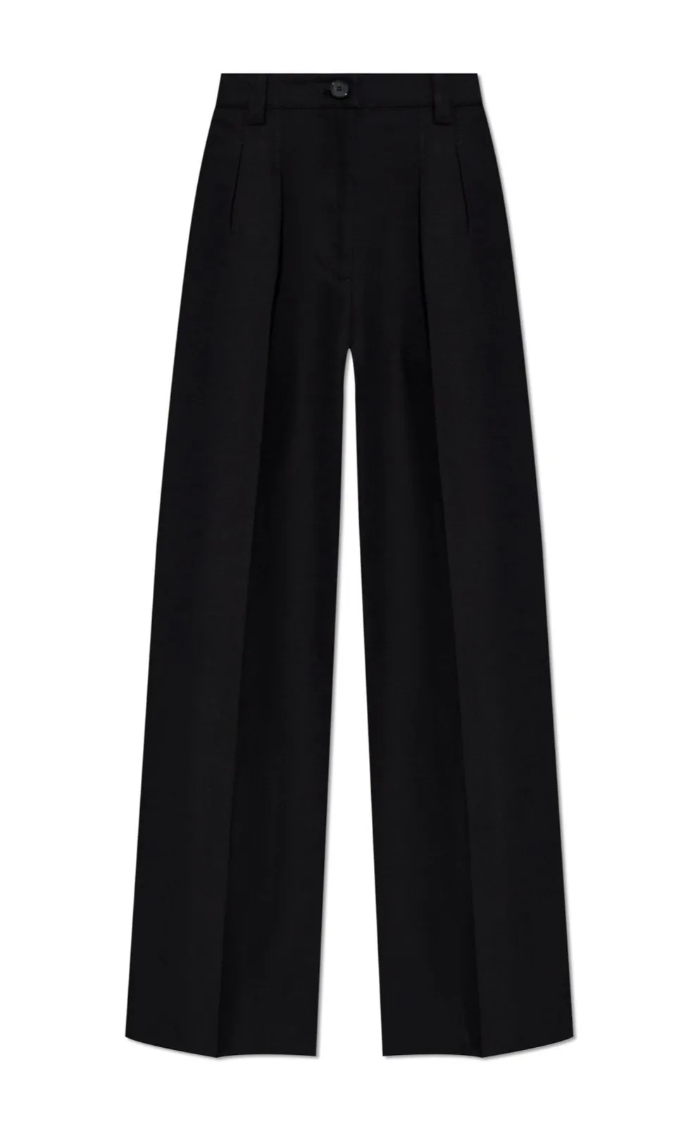 Pleated Wide-Leg Trousers